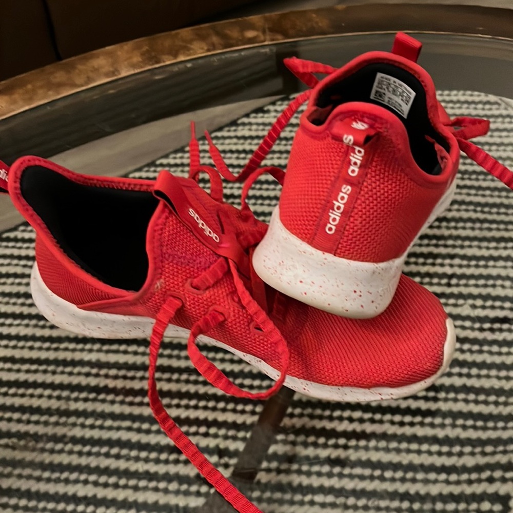 Adidas lightly worn running shoes! Great color and vibe
